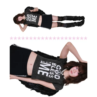 kome.offi เสื้อยืด baby tee รุ่น blessed me / heaven