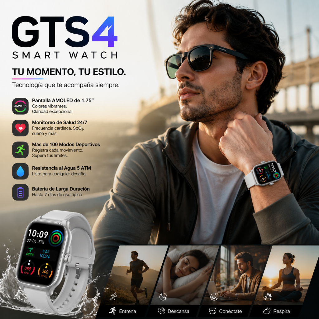 SMART WATCH HUAWEi GTS4 สมาร์ทวอทช์ | หน้าจอ AMOLED ขนาด 1.82 นิ้ว | อายุการใช้งานแบตเตอรี่สูงสุด