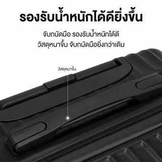CharlesXกระเป๋าเดินทาง 20/24 นิ้ว วัสดุ ABS+PC แข็งแรงทนทาน กระเป๋าล้อลาก กระเป๋าเดินทางขึ้นเครื่ แฟชั่นและพกพา