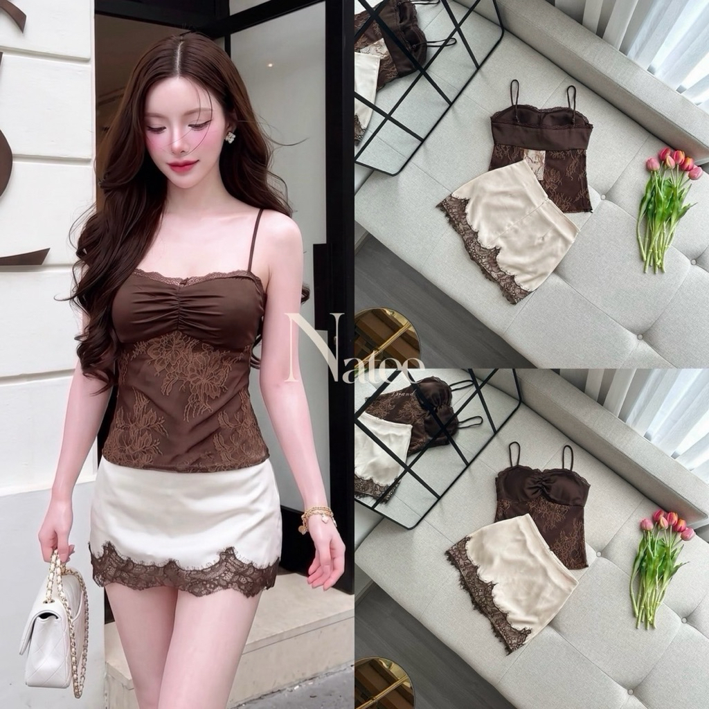 Set 2 ชิ้น เสื้อ+กระโปรง สวยมั้กกกมากกกก