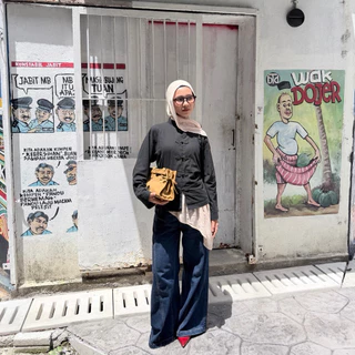 BOUGA Signature Rayon Shawl hijabผ้าพันยาว ผ้าเรยอน