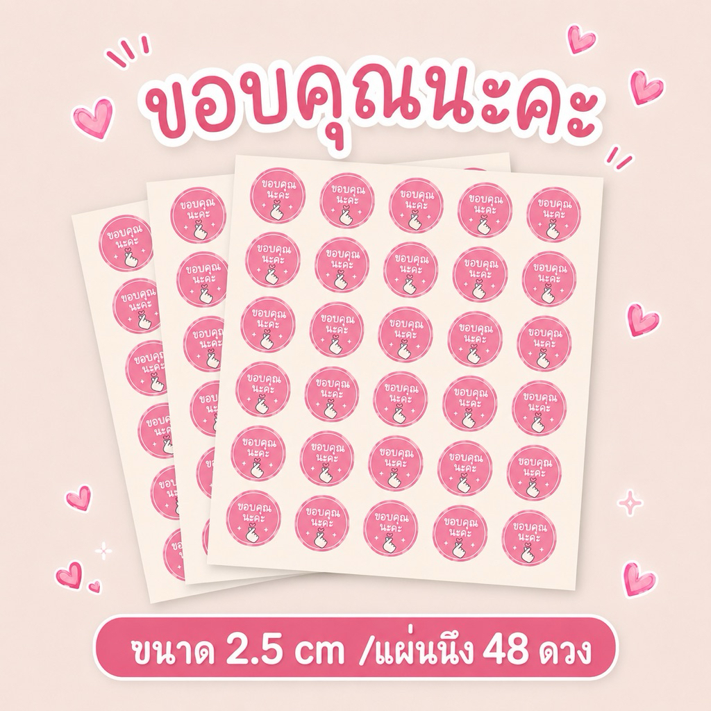 สติ๊กเกอร์ pp-pvc (ส่งแบบให้สั่งทำได้ด้วย)