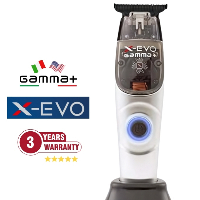 [ GAMMA+ X-EVO Clipper ] ปัตตาเลี่ยนไร้สาย Turbocharged 10,000 RPM ตัด fade clean ไลน์คม เงียบ แบตอึ