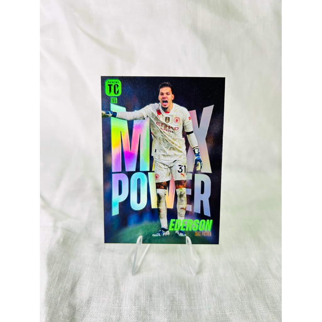 การ์ดฟุตบอล Ederson เอแดร์ซอน Max Power Manchester City Panini Top Class 2025