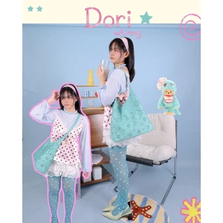 8angles-⭐️💟🍅Dori-whimsy กระเป๋าหนังแท้ ฉลุลาย Galaxy ขนาด14นิ้ว สายปรับไซซ์ยาวได้ by 8anglesshop E055
