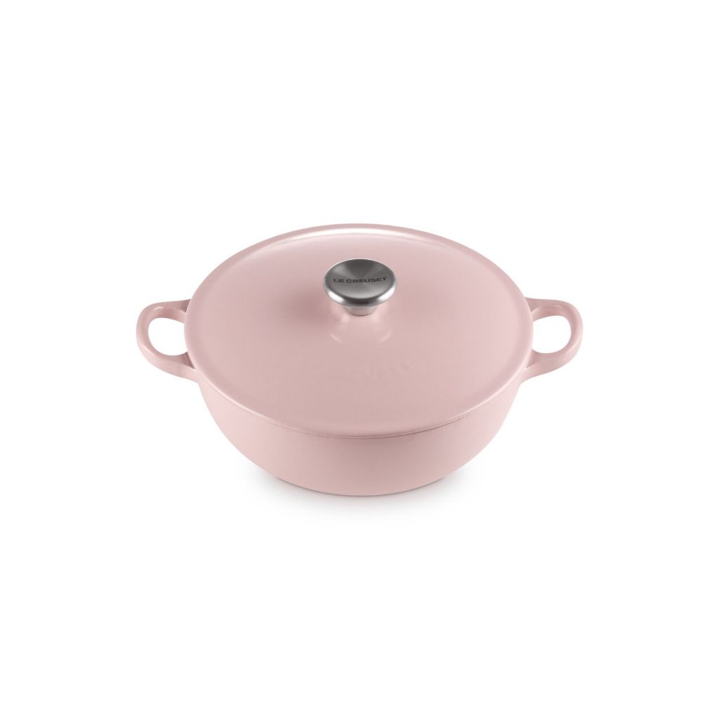 หม้อซุปเหล็กหล่อ ขนาด22 cm สีชมพูTRADITION SOUP POT 22CM CHIFFON PINK