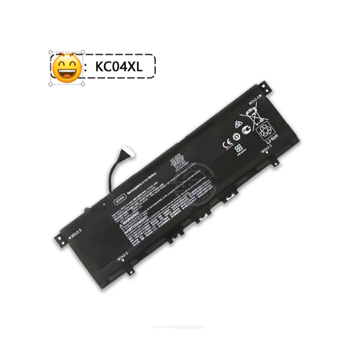 KC04XL แบตเตอรี่แล็ปท็อปใหม่ที่ใช้งานได้กับ HP X360 13-ag0007AU TPN-W133 W136 KC04XL