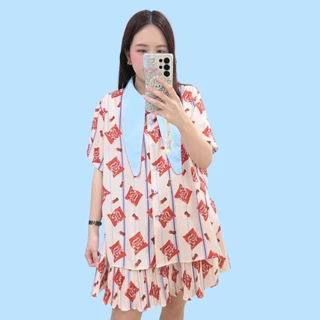 Longdopaws : Mamy shake set ชุดเซ็ทเสื้อ+กระโปรง