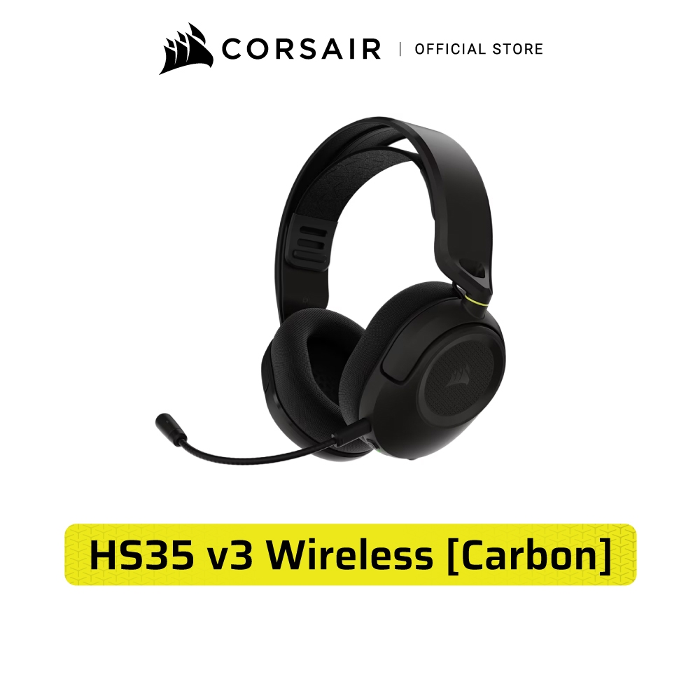 CORSAIR GAMING HEADSET HS35 V3 WIRELESS : หูฟังไร้สาย