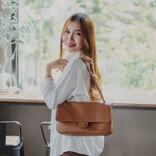 [ LoveGood ] Ciel กระเป๋าสะพาย Flap Bag หนังวัวแท้ 13" Shoulder Bag กระเป๋าผู้หญิง