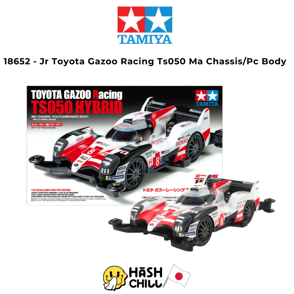 TAMIYA 18652 - Jr Toyota Gazoo Racing Ts050 Ma Chassis / Pc Body