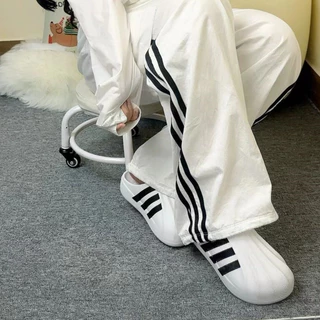 Adifom Superstar Mule รองเท้าแตะชาย รองเท้าแตะผู้ชายฤดูร้อนกลางแจ้งที่มีคุณภาพสูงรองเท้า รองเท้าผู้ชาย