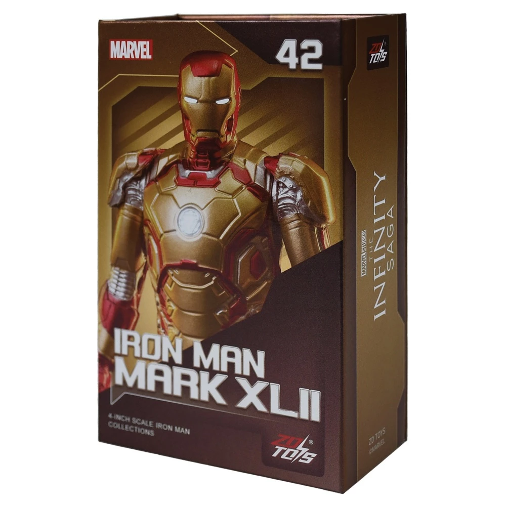 Iron Man height 4 inches (ไอรอน แมน ความสูง สี่ นิ้ว )(ZD TOYS) - (ลิขสิทธิ์แท้) (1921)