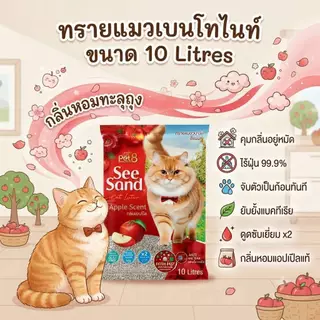 ทรายแมว เบนโทไน ยกกระสอบ 3ถุง คุ้มค่า ไร้ฝุ่น การันตีคุณภาพ