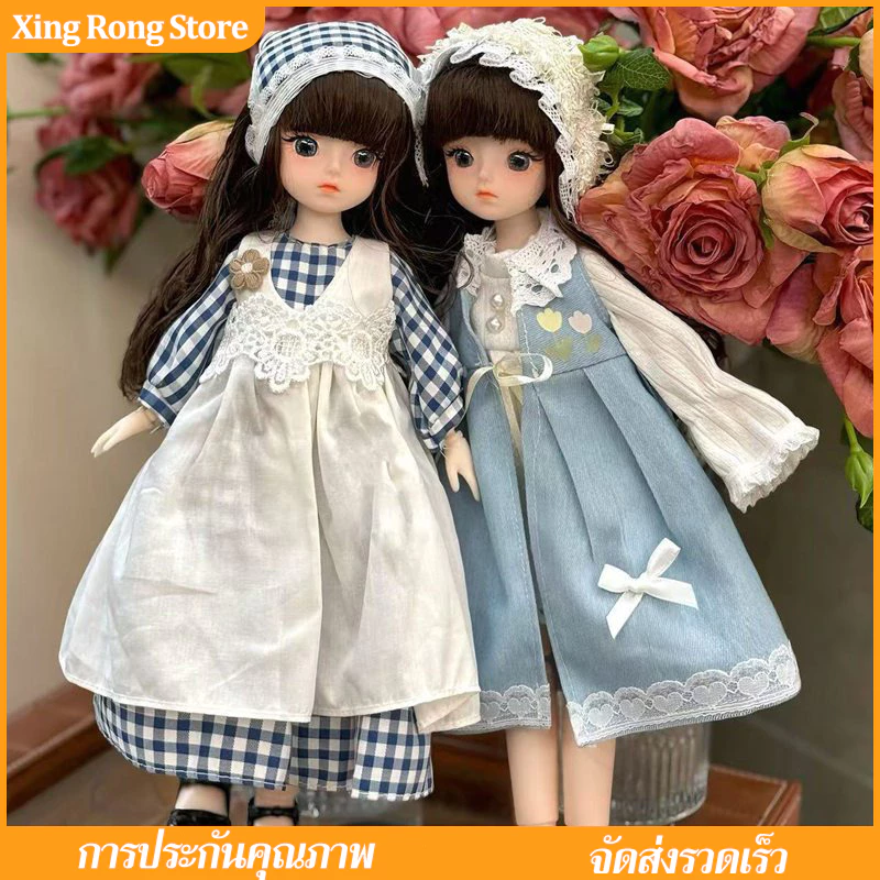 1/6 ตุ๊กตาและเสื้อผ้า 3D จําลอง 30 ซม. Eye Multi Joint DIY Dressing ของขวัญวันเกิดสำหรับเด็กผู้หญิง