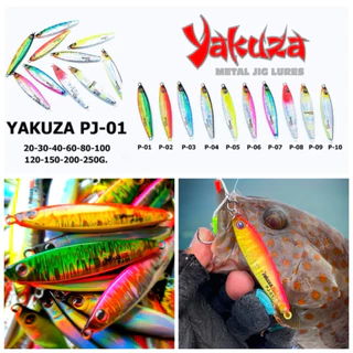 เหยื่อจิ๊ก Yakuza PJ-01 Metal Jig Lure 20g-80g เหยื่อปลอมตกปลาทะเล สำหรับ Light Jigging