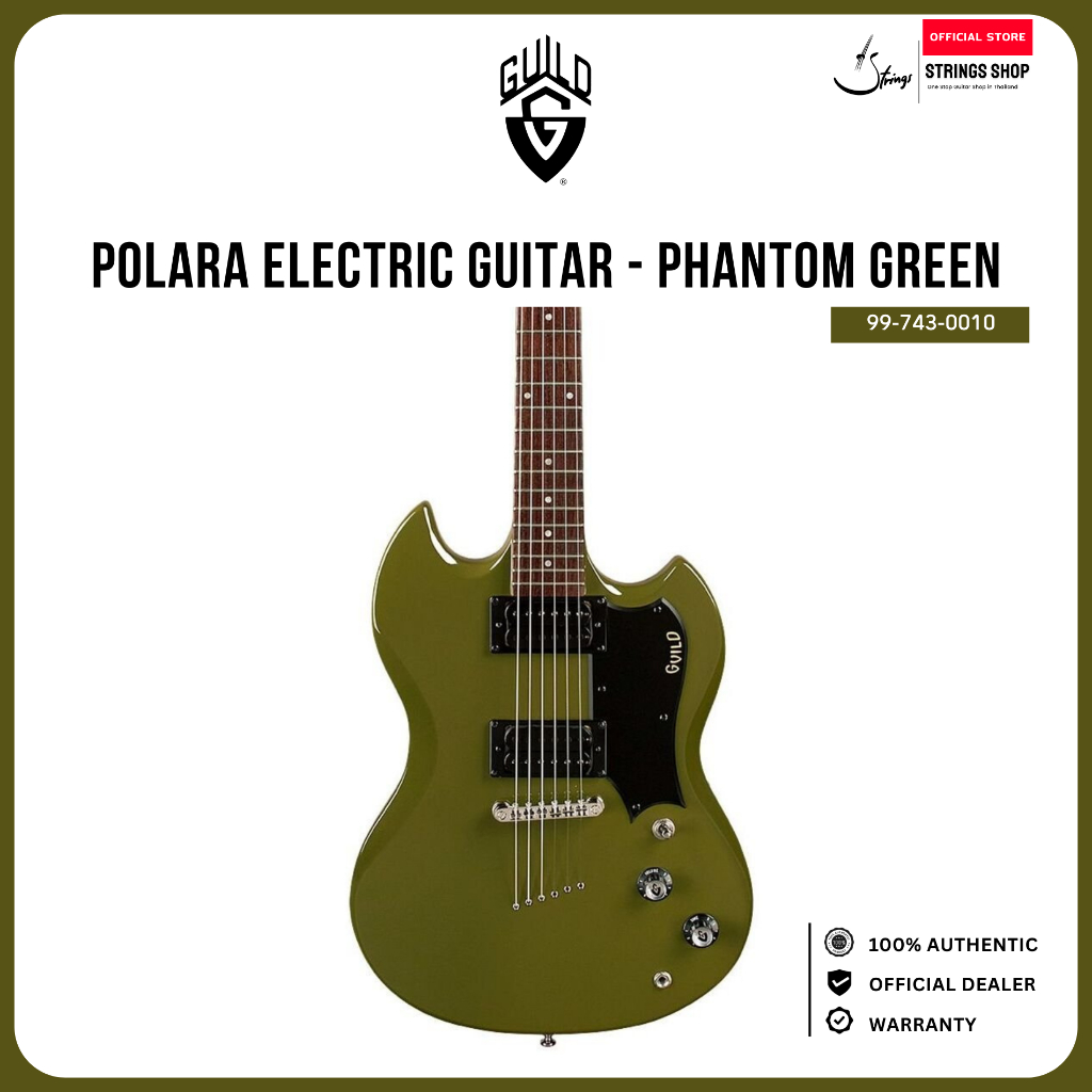 กีตาร์ไฟฟ้า Guild Polara Electric Guitar - Phantom Green