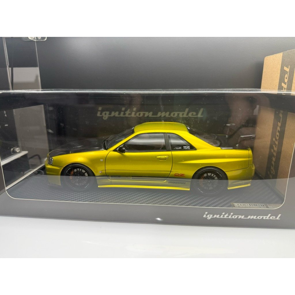 GTR R34 SKYLINE TOP SECRET 1/18 ignition Model