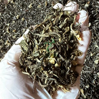🍃 ชามะลิ Jasmine Tea Premium | ชาหอมดอกมะลิแท้ ชาใบแท้จากดอยแม่สลอง เชียงราย กลิ่นหอมธรรมชาติ ชงร้อน/เย็น 100g | Emerald