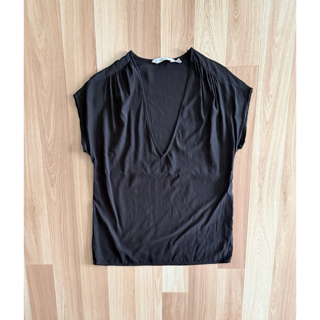&other stories blouse ดำ