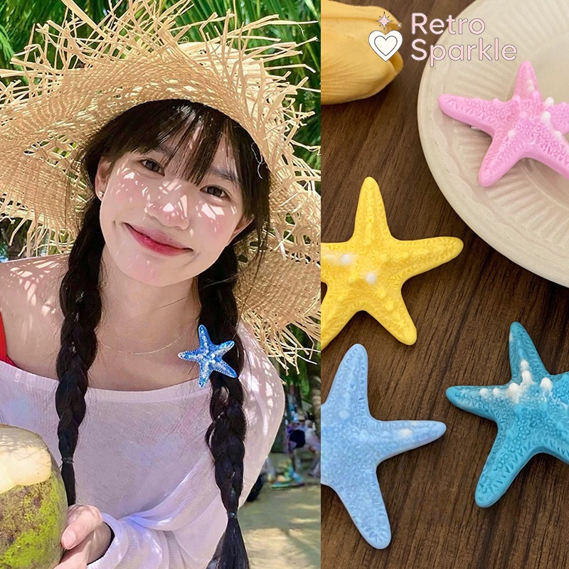 เครื่องประดับผม กิ๊บดาว สไตล์เกาหลี ins น่ารัก หวาน โดปามีน y2k style หลากสี อเนกประสงค์ ดาว คุณภาพสูง