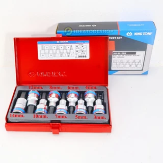 ของแท้!! KINGTONY ลูกบ๊อกเดือยโผล่ 1/2” [ ยกชุด ] รุ่น 4109PR ท็อค สั้น 4119PR TORX ยาว 4110PR 6 เหลี่ยม สั้น 4120PR หก