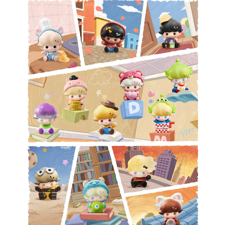 พร้อมส่งด่วนจากไทย POPBEAN Dimoo X Pixar mini figures