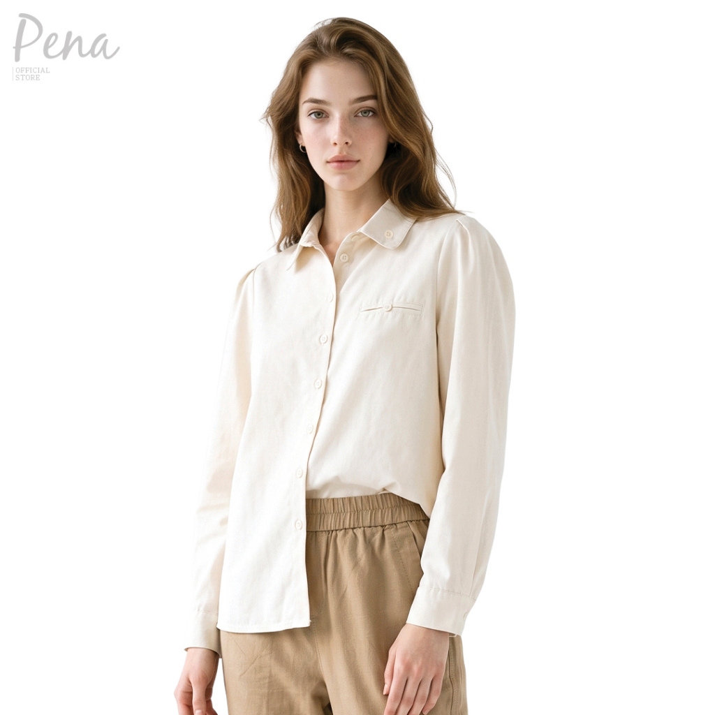 Pena House قميص بأكمام طويلة سمارت كاجوال — صورة 5