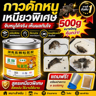 กาวดักนก สำเร็จรูป500g เหนียวทนแดดติดทนอเนกประสงค์ สามารถใช้เป็นกาวต่อนกดักหนูดักแมลงดักสัตว์ปีกดักศัตรูพืช ดักกระรอก