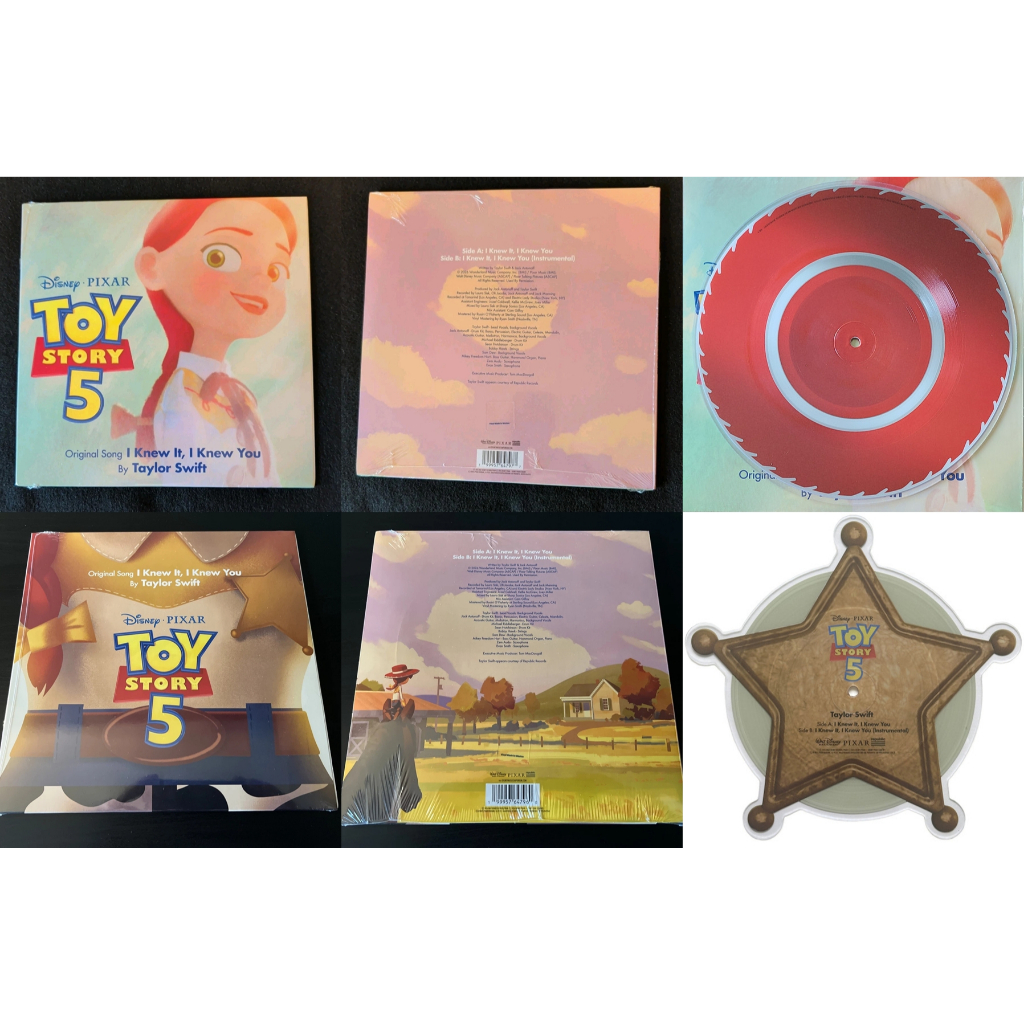 (พร้อมส่ง) แผ่นเสียง Taylor Swift - I Knew It I Knew You - 10" Vinyl [ Limited Edition ] Toy Story 5 (New & Sealed)