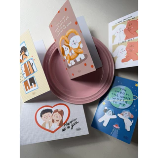 BMCK - การ์ดความรัก (มีซอง) ชุดที่ 3 LOVE CARD การ์ดอวยพรโอกาสต่างๆ