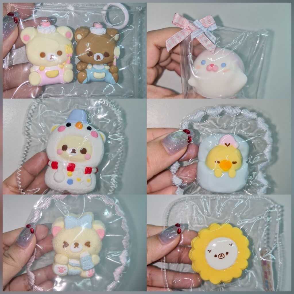 ใหม่อัพเดท  🦭ขั้นต่ำ 3 ชิ้น ทาบะจิ๋ว ‼️ Taba Squishy 🍰 ของเล่นบีบคลายเครียด Squishy