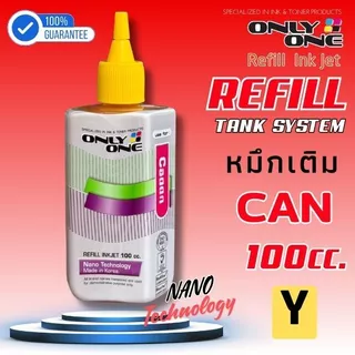 ONLY ONE CANON น้ำหมึกเติม ขนาด 100 CC สำหรับ MP287 G2010 G3010 G4010 G1000 G2000 G3000 IP2770