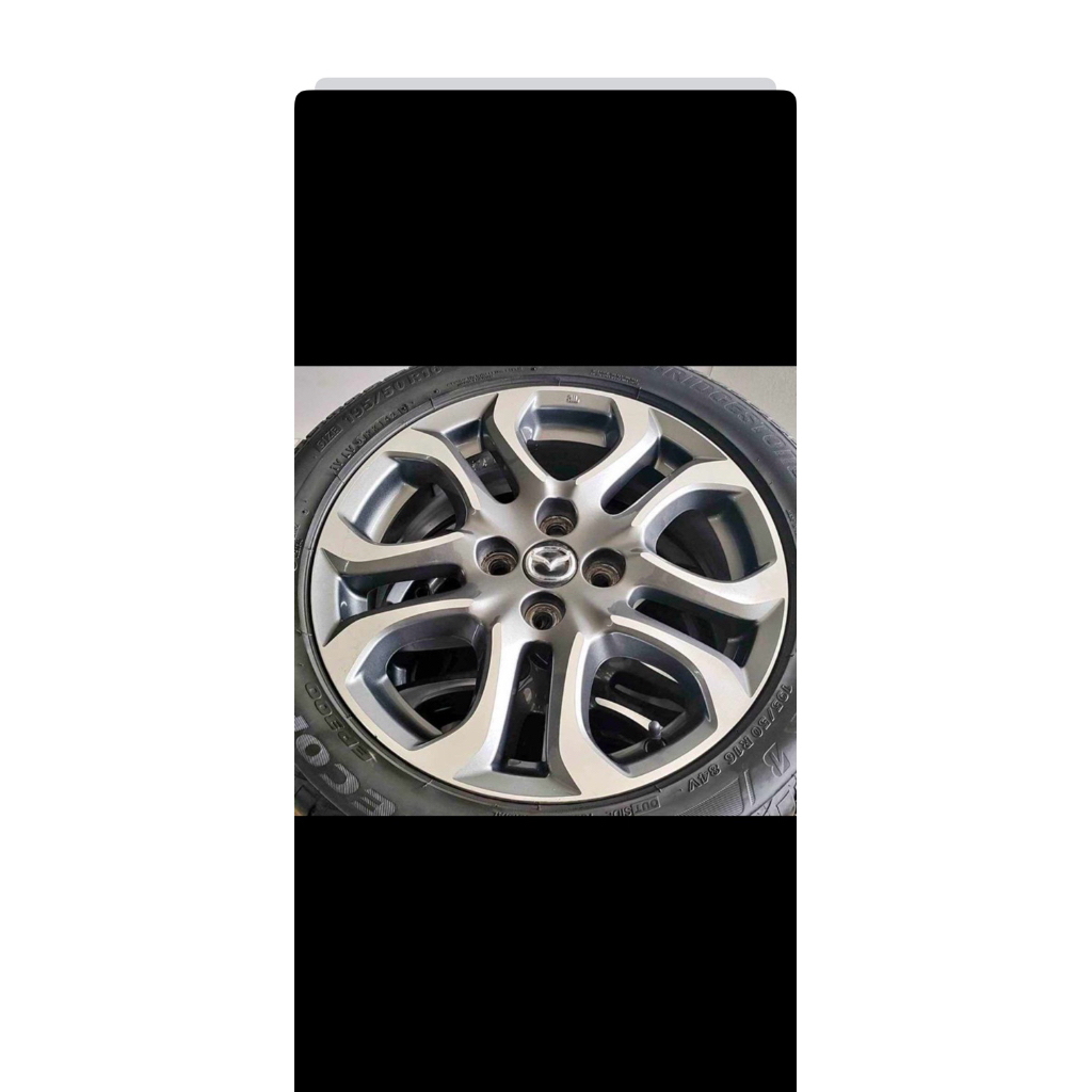 ล้อแม็กซ์เปล่า new mazda2 ขอบ16 4รู100 ราคาต่อวง ซื้อแยกวงได้