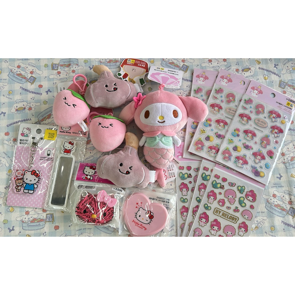 🎀พร้อมส่ง🎀Daiso เกาหลี x sanrio คิตตี้ มายเมโลดี้