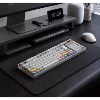 [พร้อมส่ง] คีย์บอร์ด QK100 MK2 Pre-built เคสอลูมิเนียม มีหน้าจอ qk 100 Mechanical Keyboard