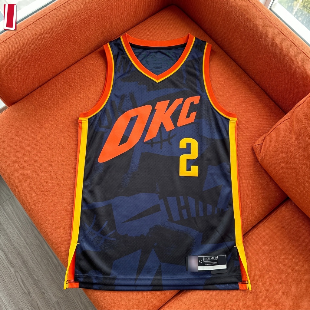 Shai Gilgeous-Alexander [Thunder] เสื้อบาสเกตบอล Basketball Jersey แบบอัดร้อน HOT PRESS 295