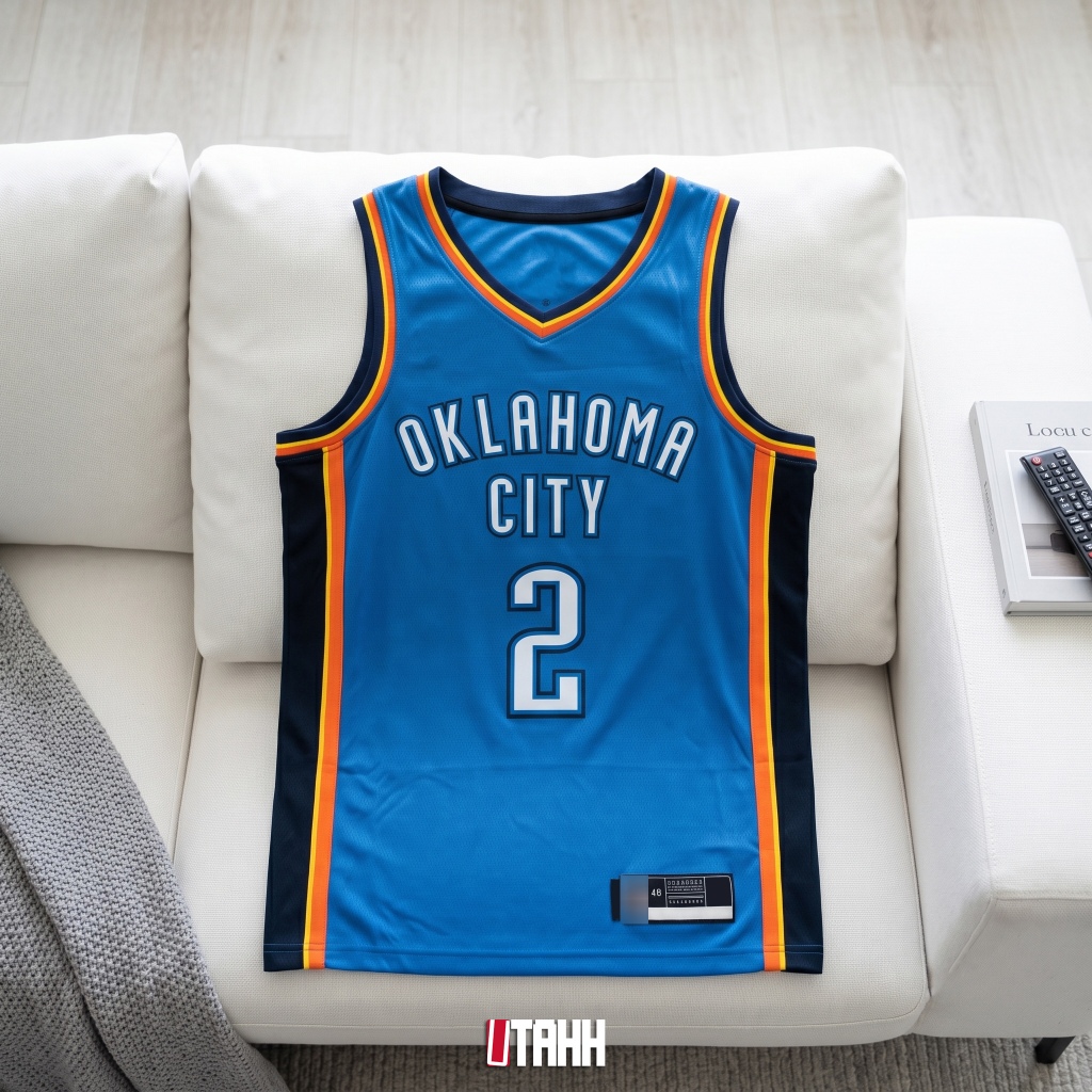 Shai Gilgeous-Alexander [Thunder] เสื้อบาสเกตบอล  Basketball Jersey แบบอัดร้อน HOT PRESS  297