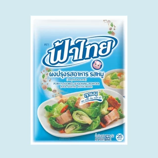 [ยกลัง] ฟ้าไทย ผงปรุงรสอาหาร รสหมู 165 กรัม (6 ซอง x 6 แพ็ค)