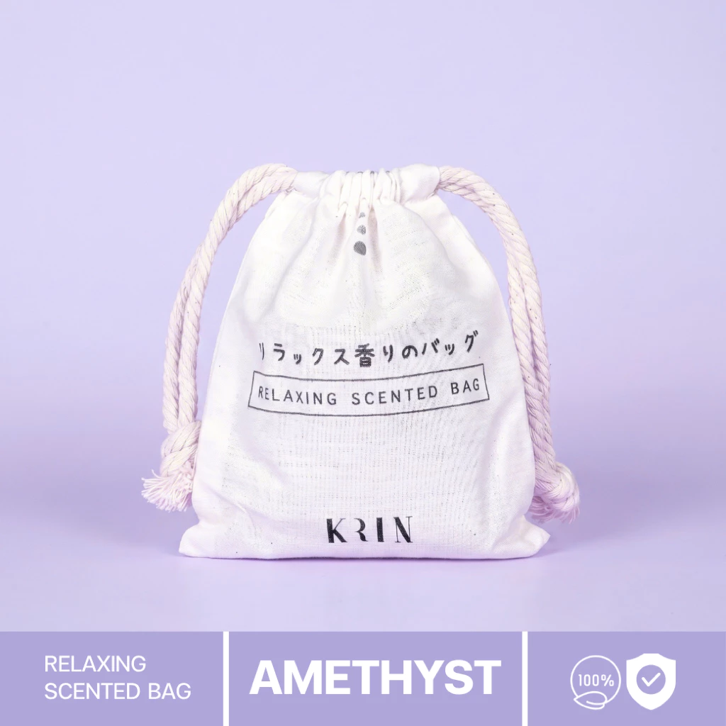 Krin Relaxing Scented Bag Amethyst. (ถุงหอมปรับอากาศ กลิ่น อเมทิสต์)
