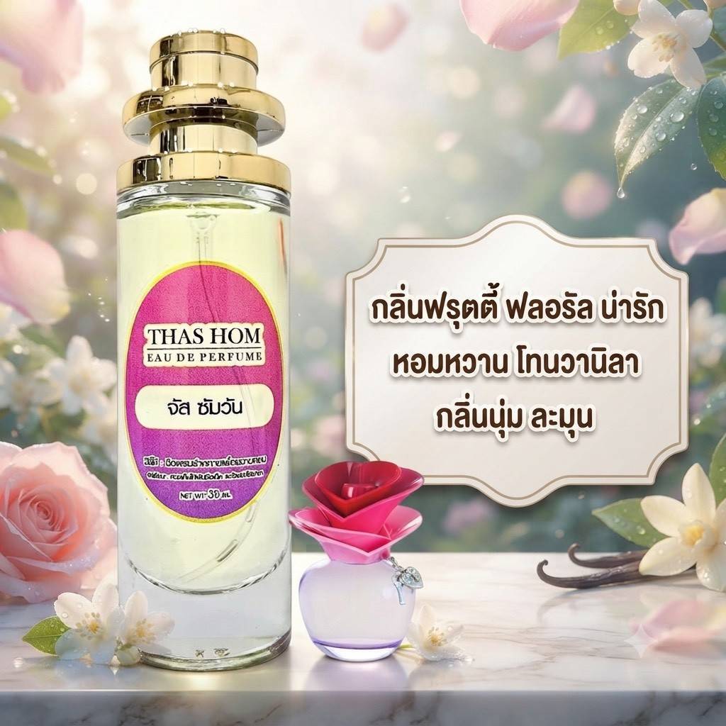 น้ำหอมกลิ่น จัสติน นำเข้าจากฝรั่งเศสแท้ % กลิ่นติดทนนาน 8 ชม.