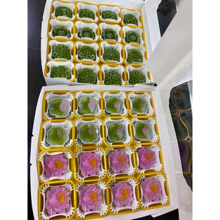 แป้งขนมชั้นสำเร็จรูป ขนาด 450 กรัม สูตรทำกินทำขาย อร่อยไม่ง้อสูตร ไม่ต้องปรุงเพิ่ม