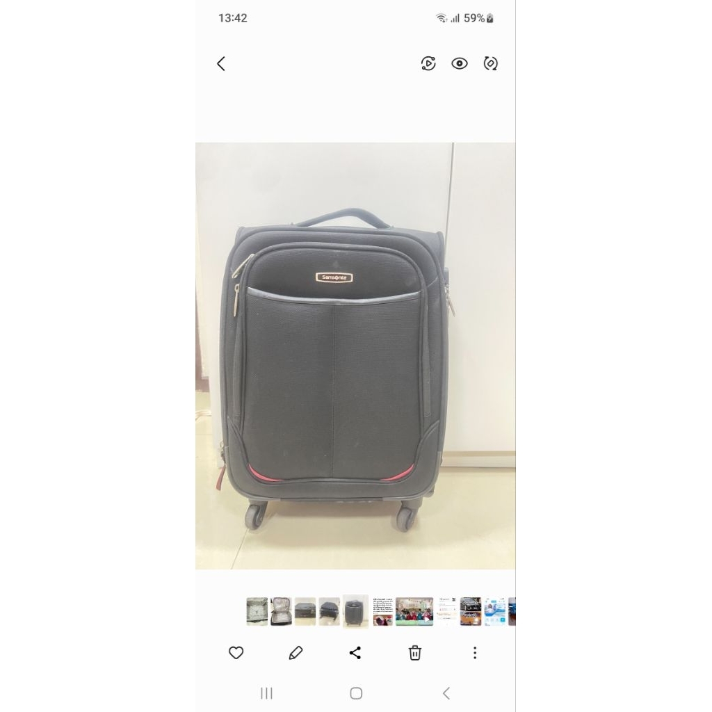 กระเป๋าเดินทาง20นิ้ว Samsonite แท้ มือสอง สภาพ85%