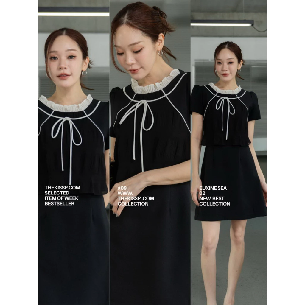 NEW EP.2 : THE EUXINE SEA' DRESS new A++ PLEAT FABRIC ( SIGNATURE THE KISSP. collection)