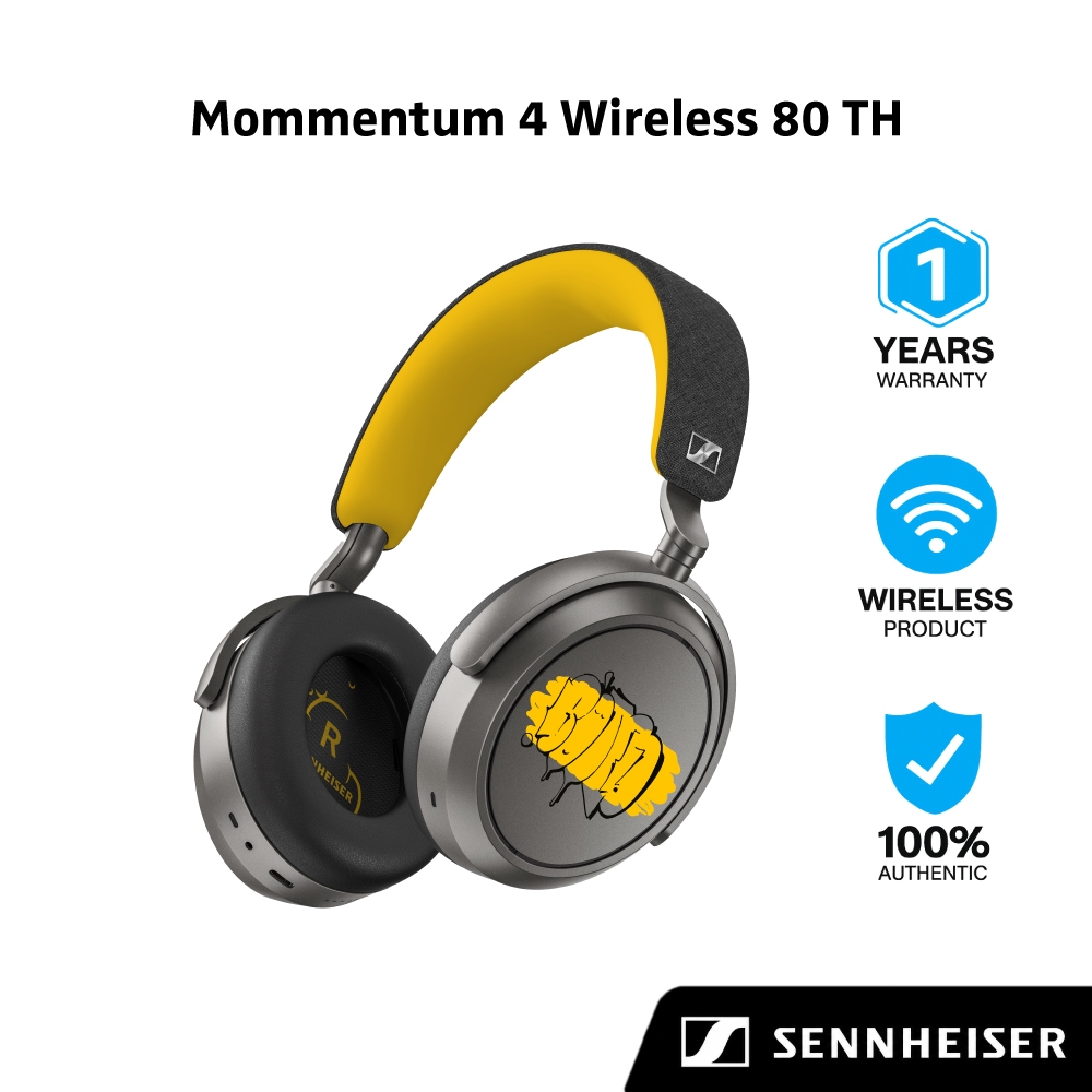 Sennheiser MOMENTUM 4 Wireless 80th Anniversary Edition หูฟังไร้สายแบบครอบหู มาพร้อมระบบตัดเสียงรบกวนและสีพิเศษ