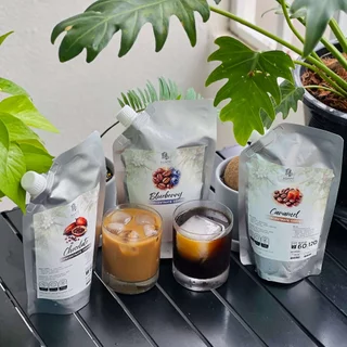 Concentrate Cold Brew คั่วกลาง (Caramel) ชงได้ 8-16 แก้ว กาแฟสูตรเข้มข้น อาราบิก้า 100%