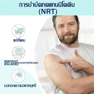 แผ่นแปะเลิกบุหรี่ Quit Smoking Patch แผ่นแปะดูแลพฤติกรรมการสูบบุหรี่ ช่วยลดความอยากบุหรี่ ใช้งานง่าย ติดทนนาน พกพาสะดวก