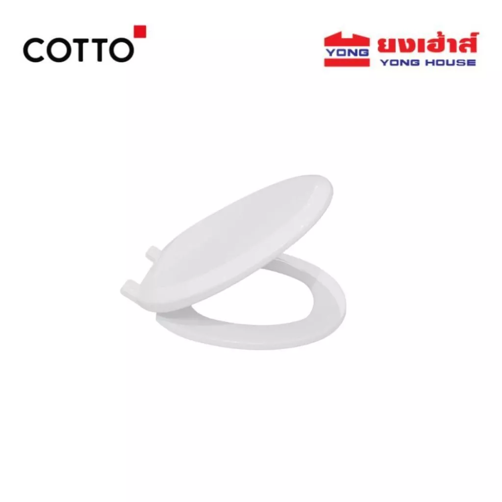 COTTO ฝารองนั่ง Elongate ขันด้านบน Common Part รุ่น F910000 และ F900000 ฝากลม ขันล็อคด้านบน ฝารองนั่ง