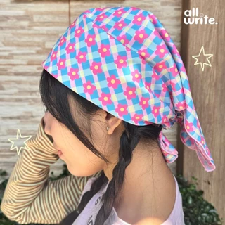 allwrite Herb Headscarf ผ้าโพกหัวลายดอกไม้สุดคิวท์