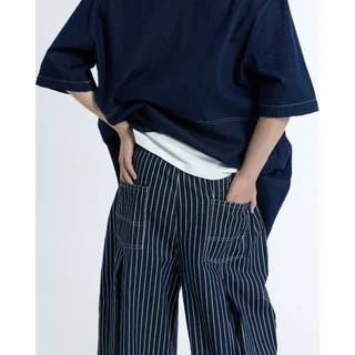 228 Shine Boy Denim Pants - กิวี่ Kevii Collection กางเกงพลีท ผ้ายีนส์